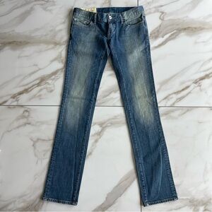 NWOT Loomstate Organic Cotton 2000s Y2K Lowrise Jeans 25